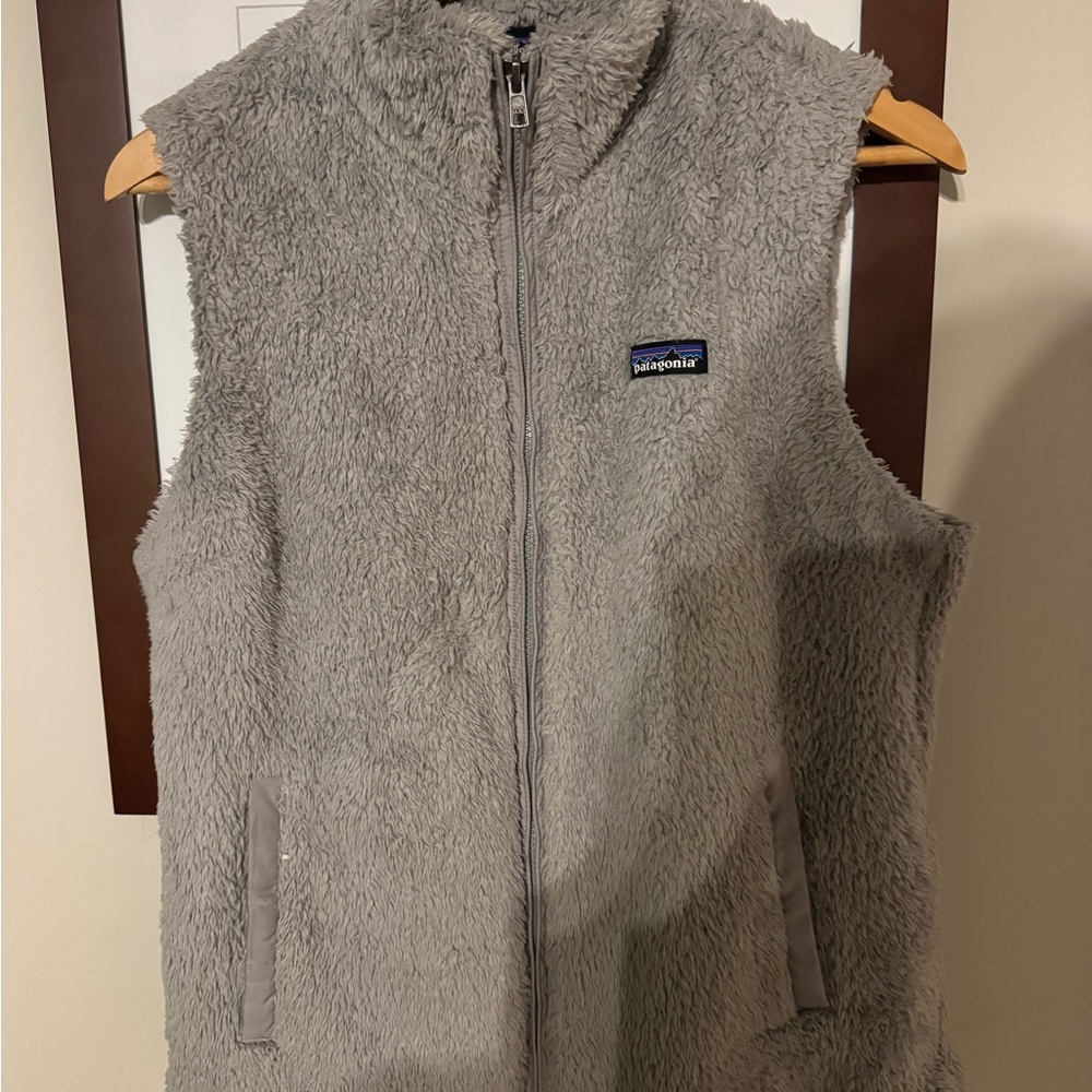 Patagonia Fuzzy Gray Vest